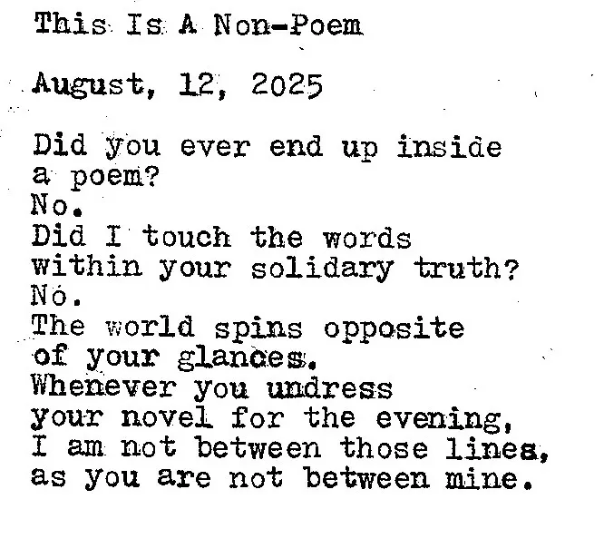 non-poem