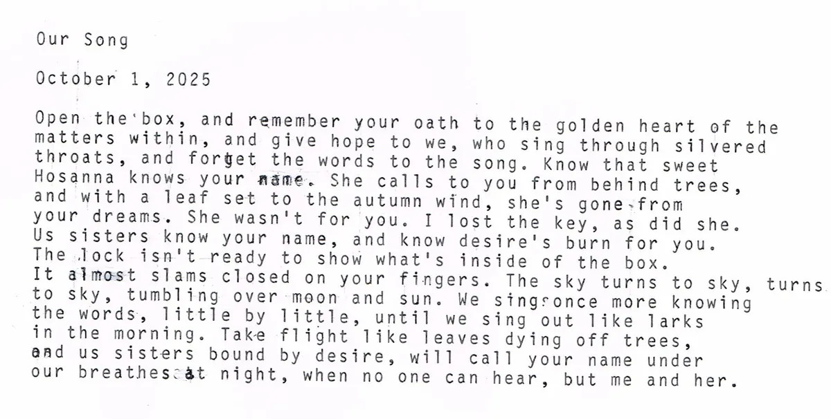 our song