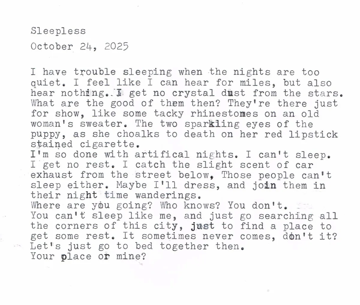 sleepless'
