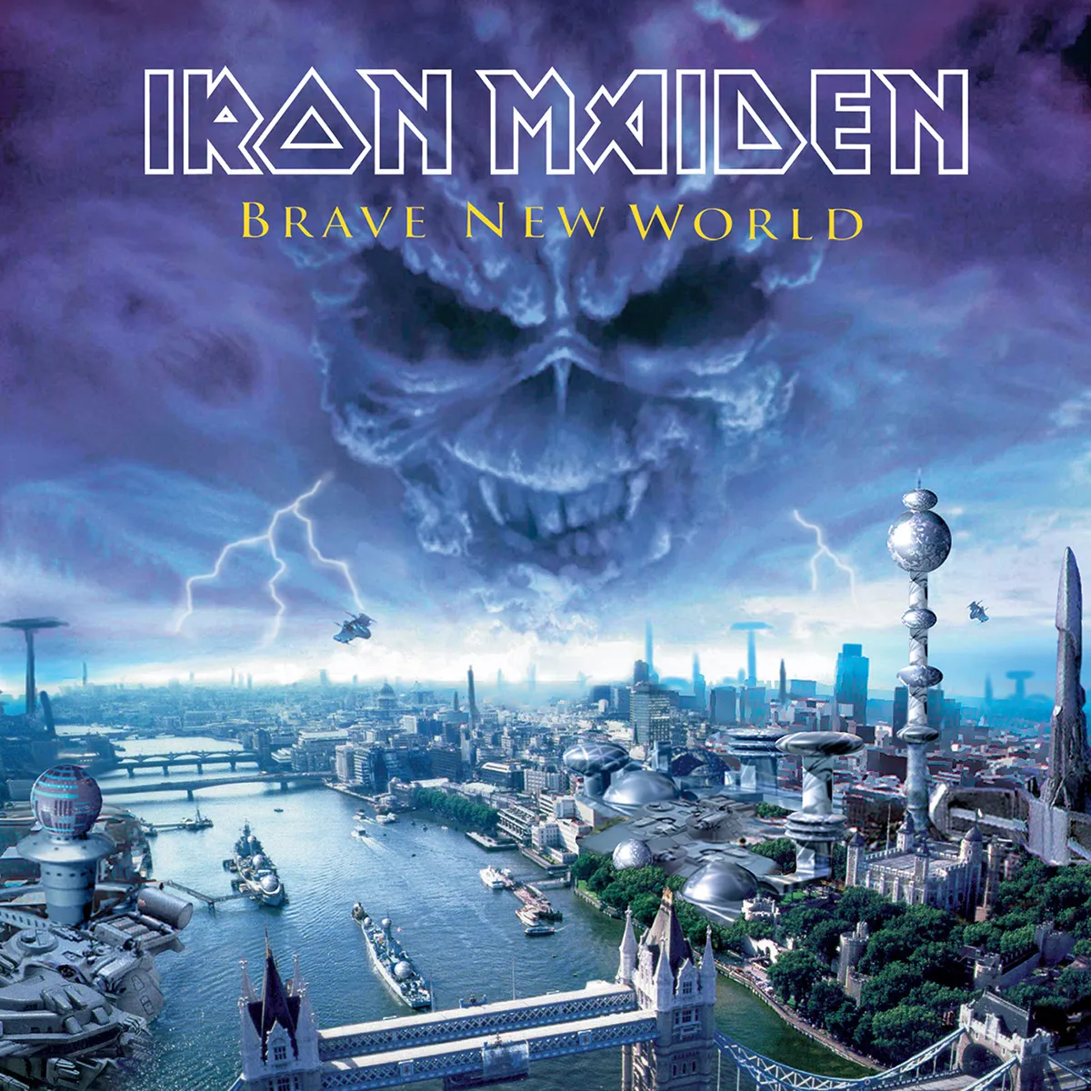 The album art for Iron Maiden's Brave New World