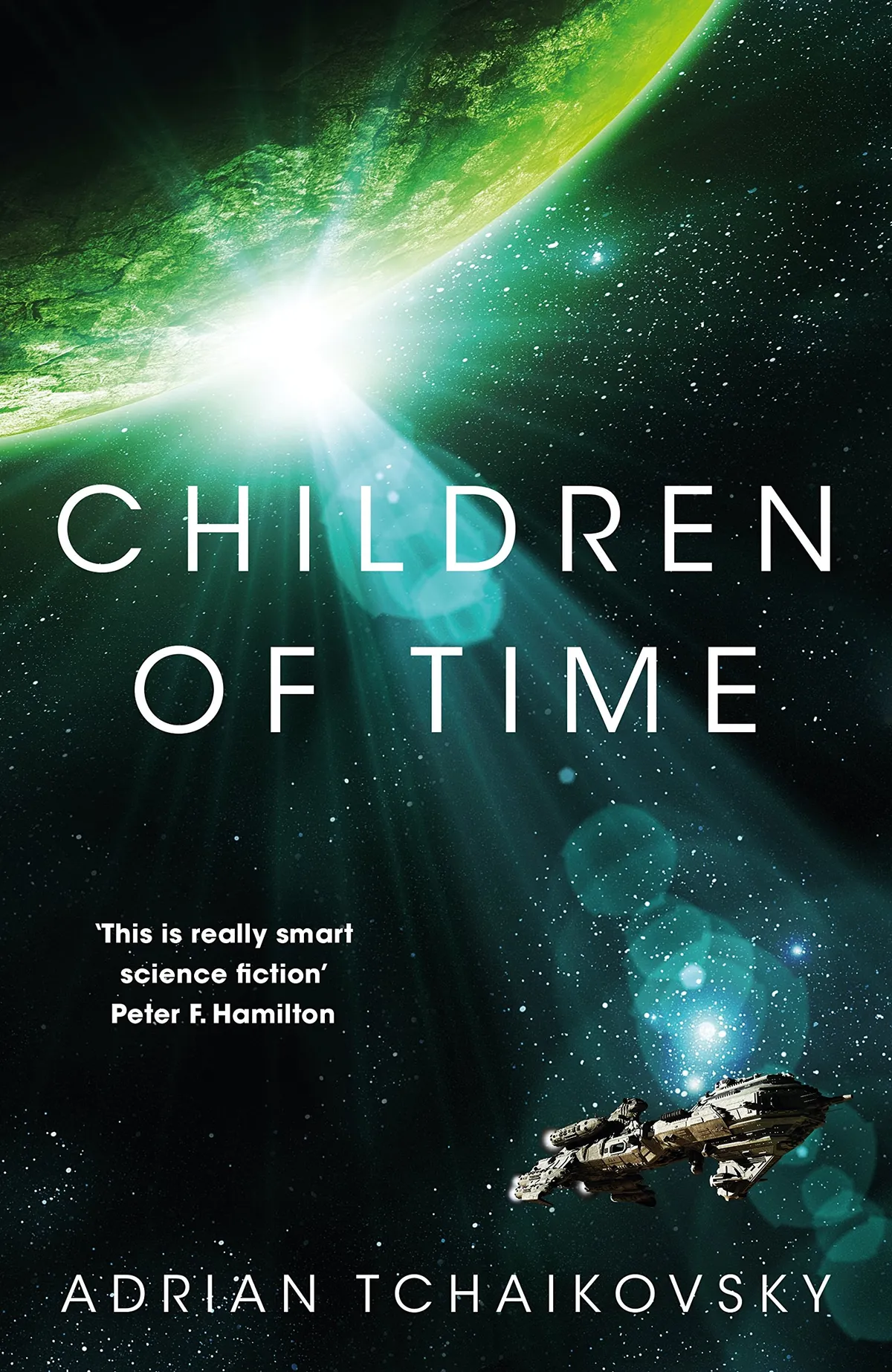 The cover art for Children of Time by Adrian Tchaikovsky