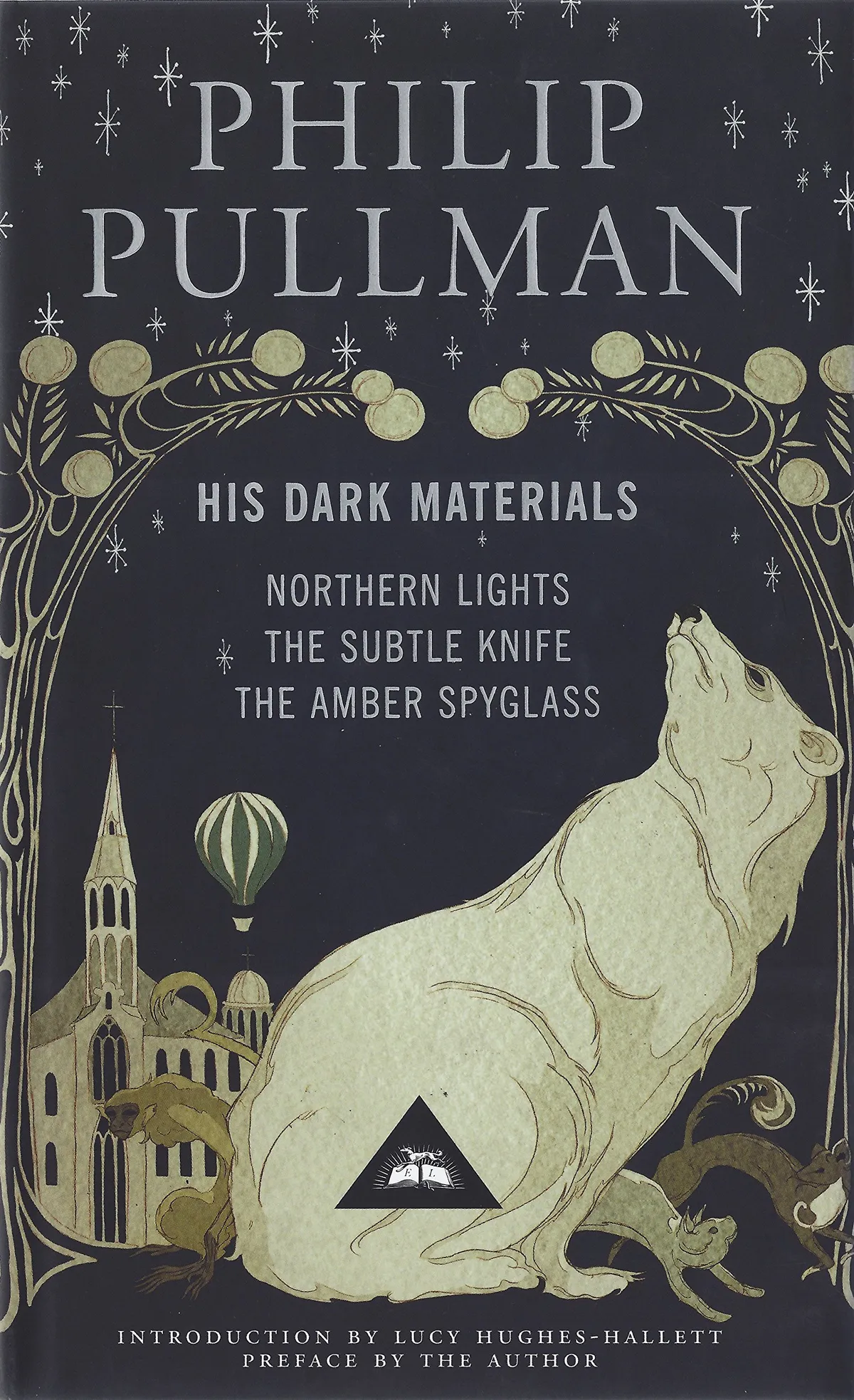 The cover art for His Dark Materials by Philip Pullman
