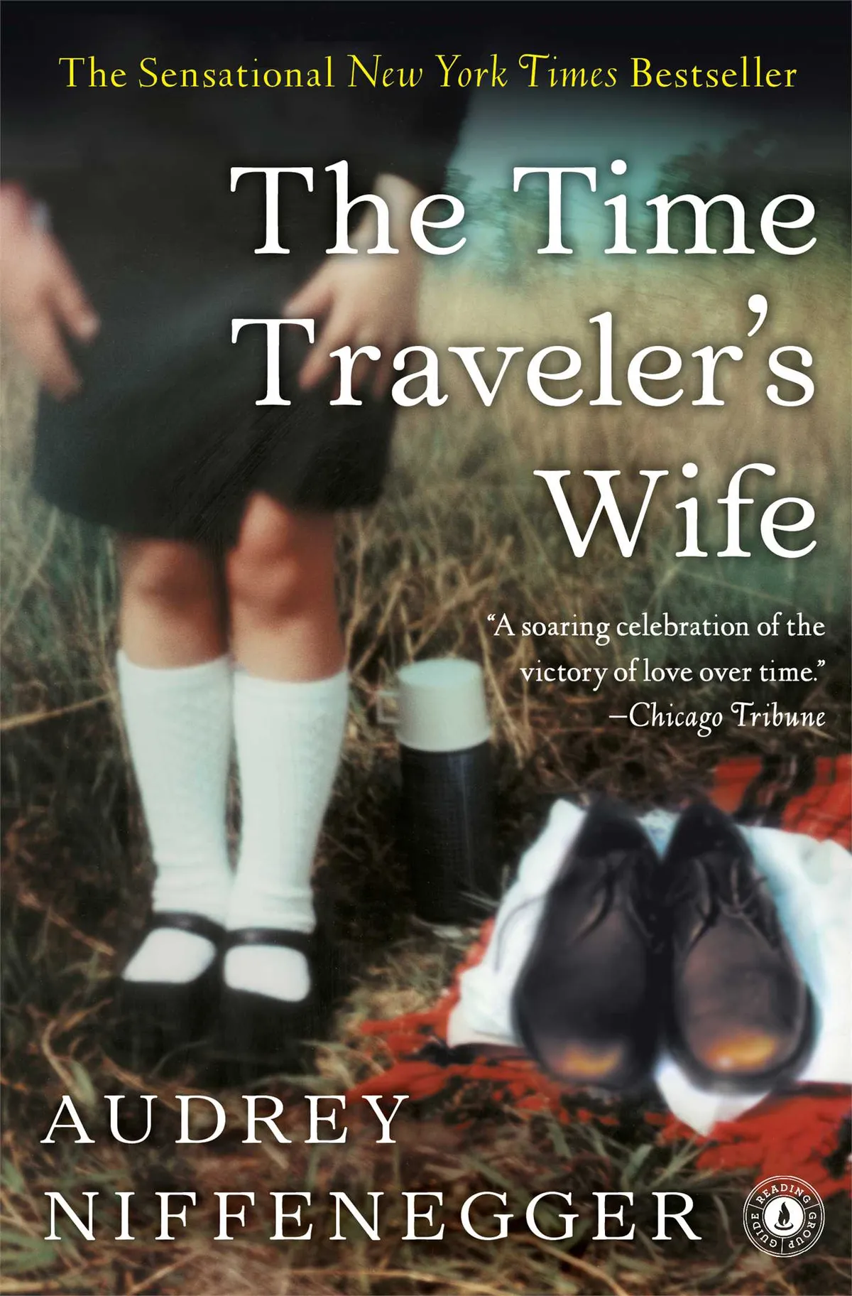 The cover art for The Time Traveller's Wife by Audrey Niffenegger