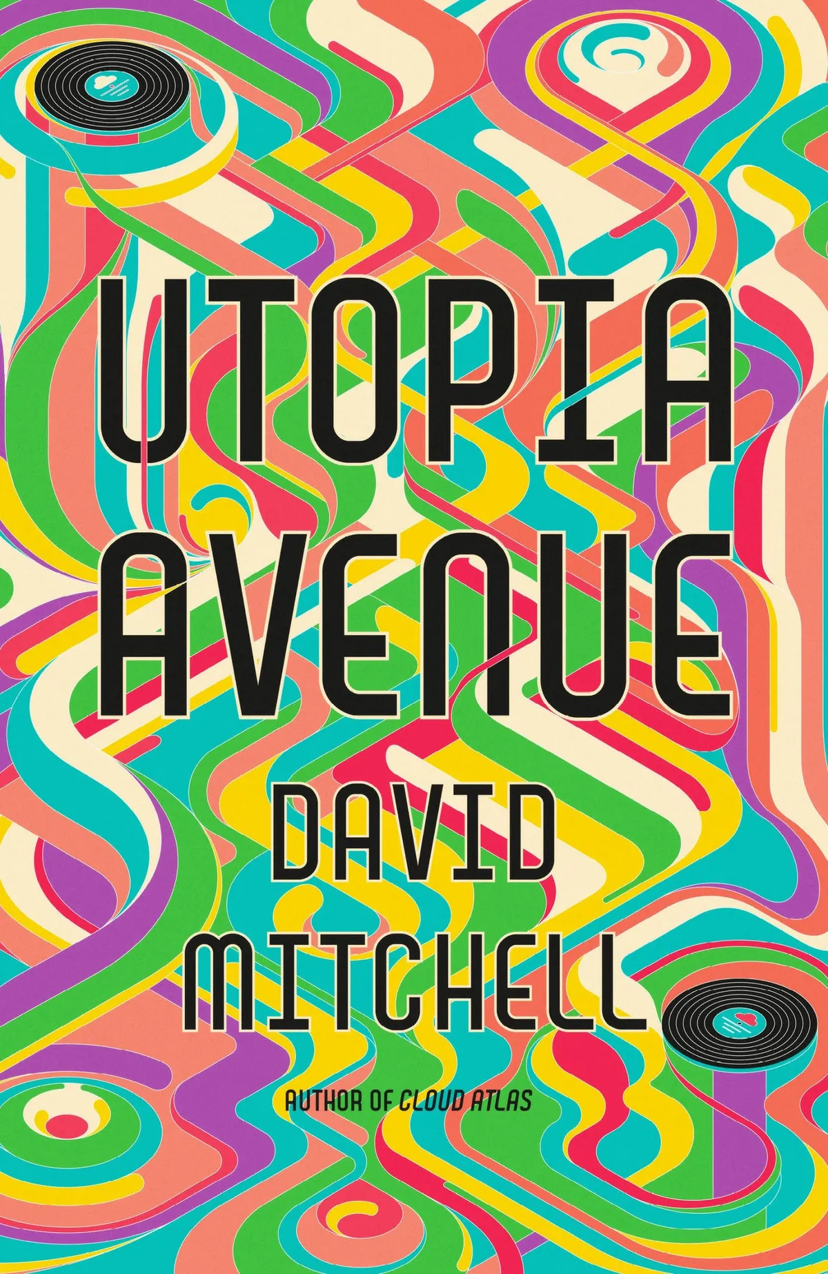 The cover art for Utopia Avenue by David Mitchell