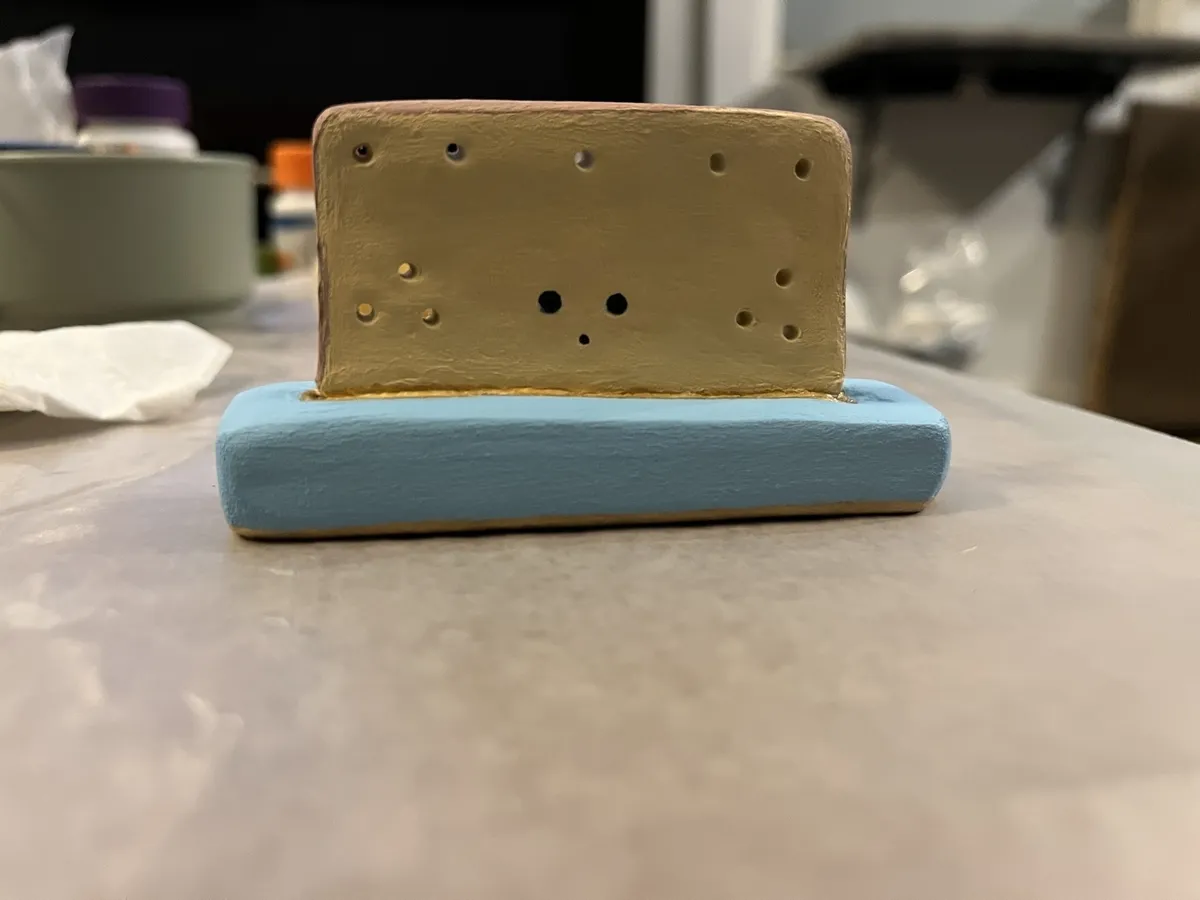 toast earring holder stage 2