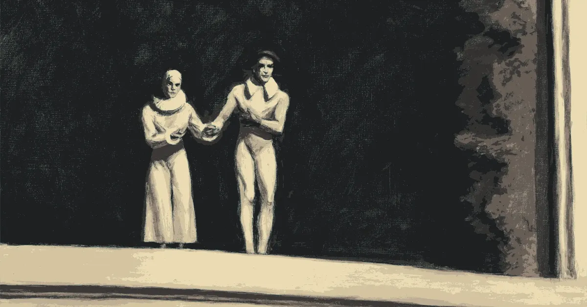 edward hopper - two comedians