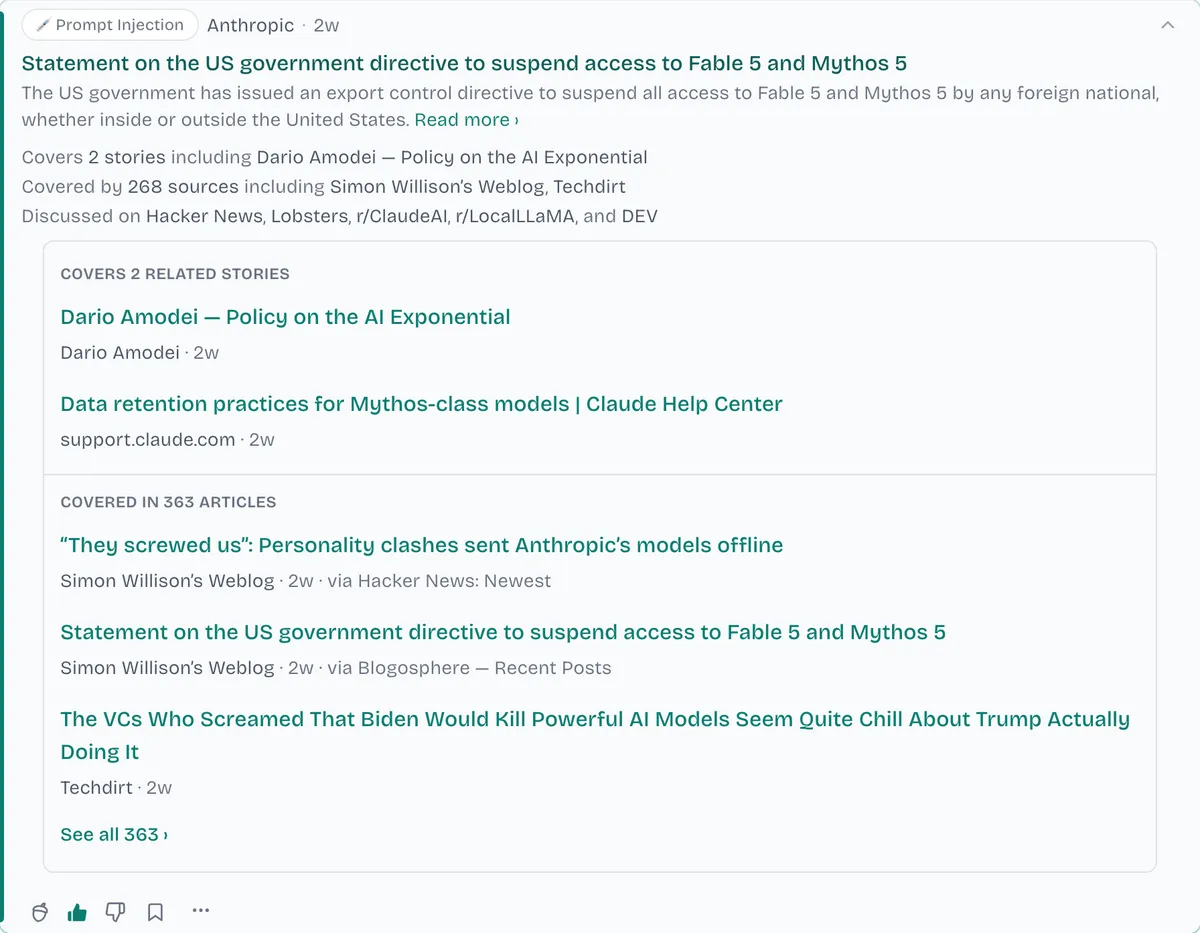 The expanded view shows a preview of the article content and the coverage details.