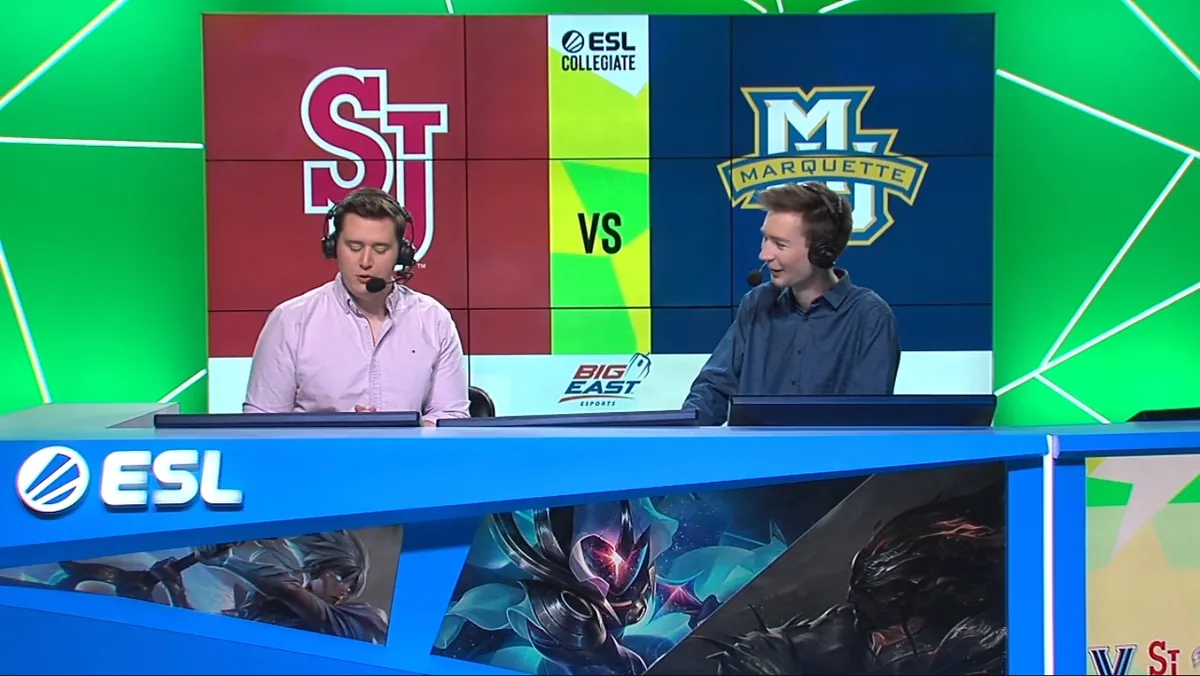 on the set of ESL's Big 10