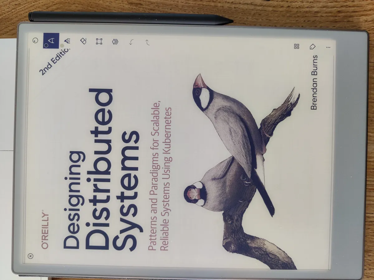 Designing Distributed Systems - front with toolbar