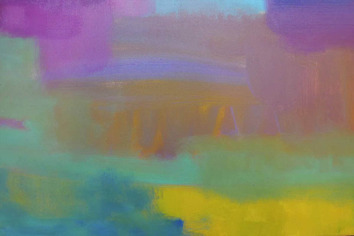 Violet vert jaune