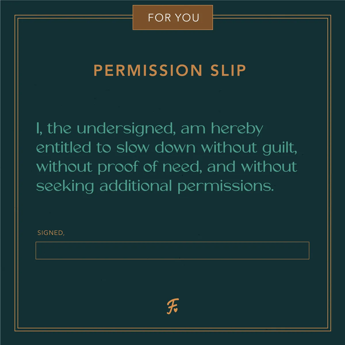 Permission Slip