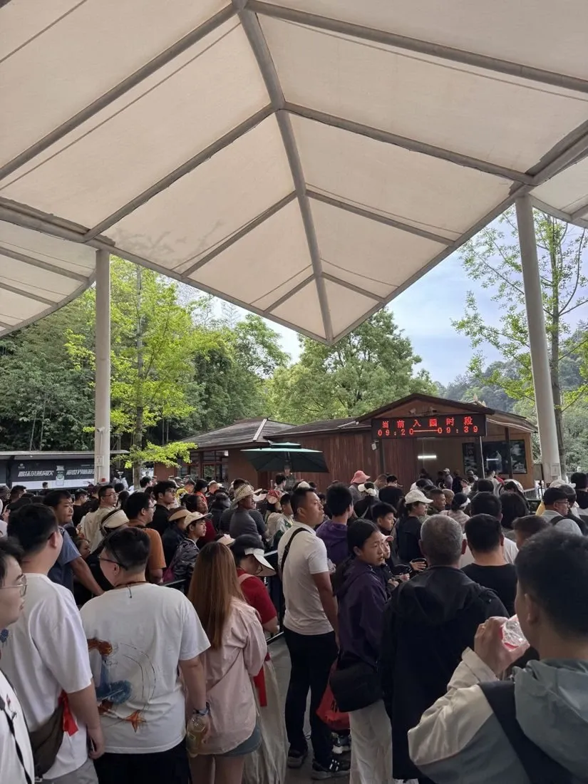 早上到达入口