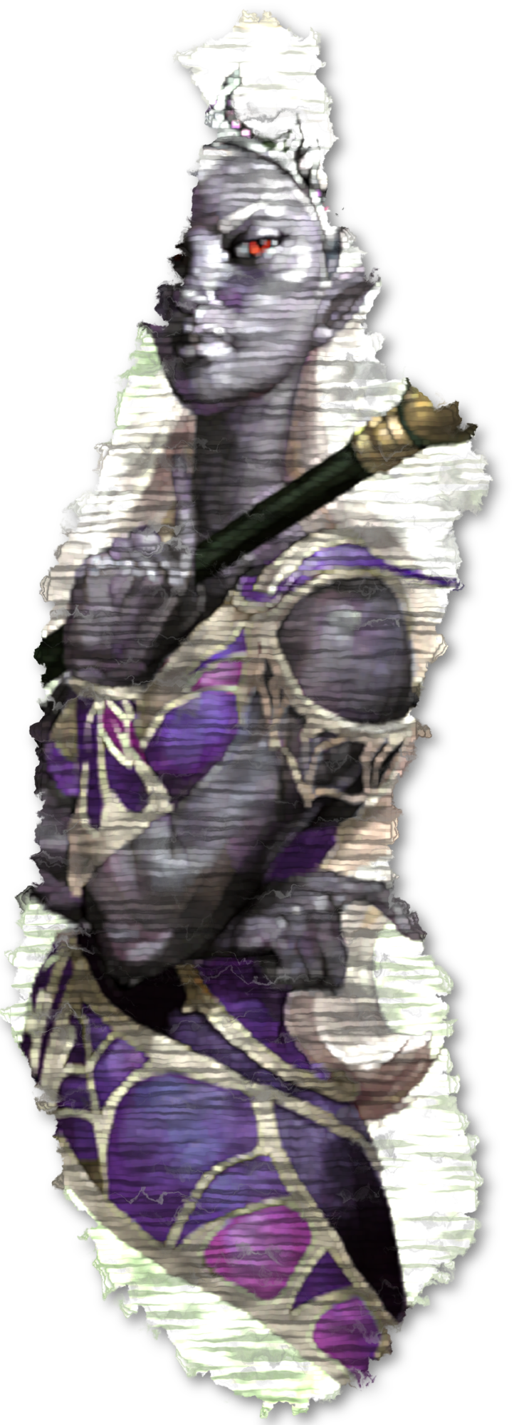 Promise of things to come. In the form of an evil Drow.