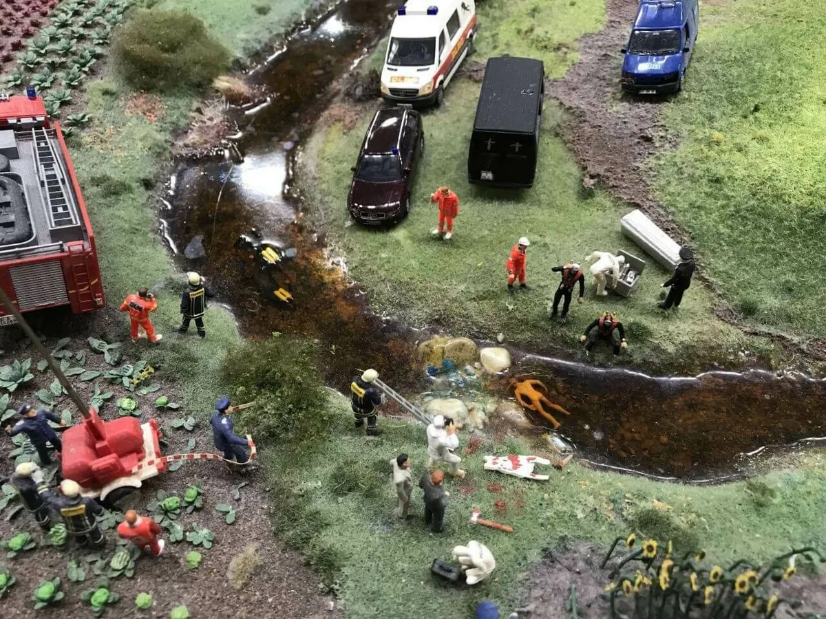 Miniatur-Wunderland: Eine Wasserleiche