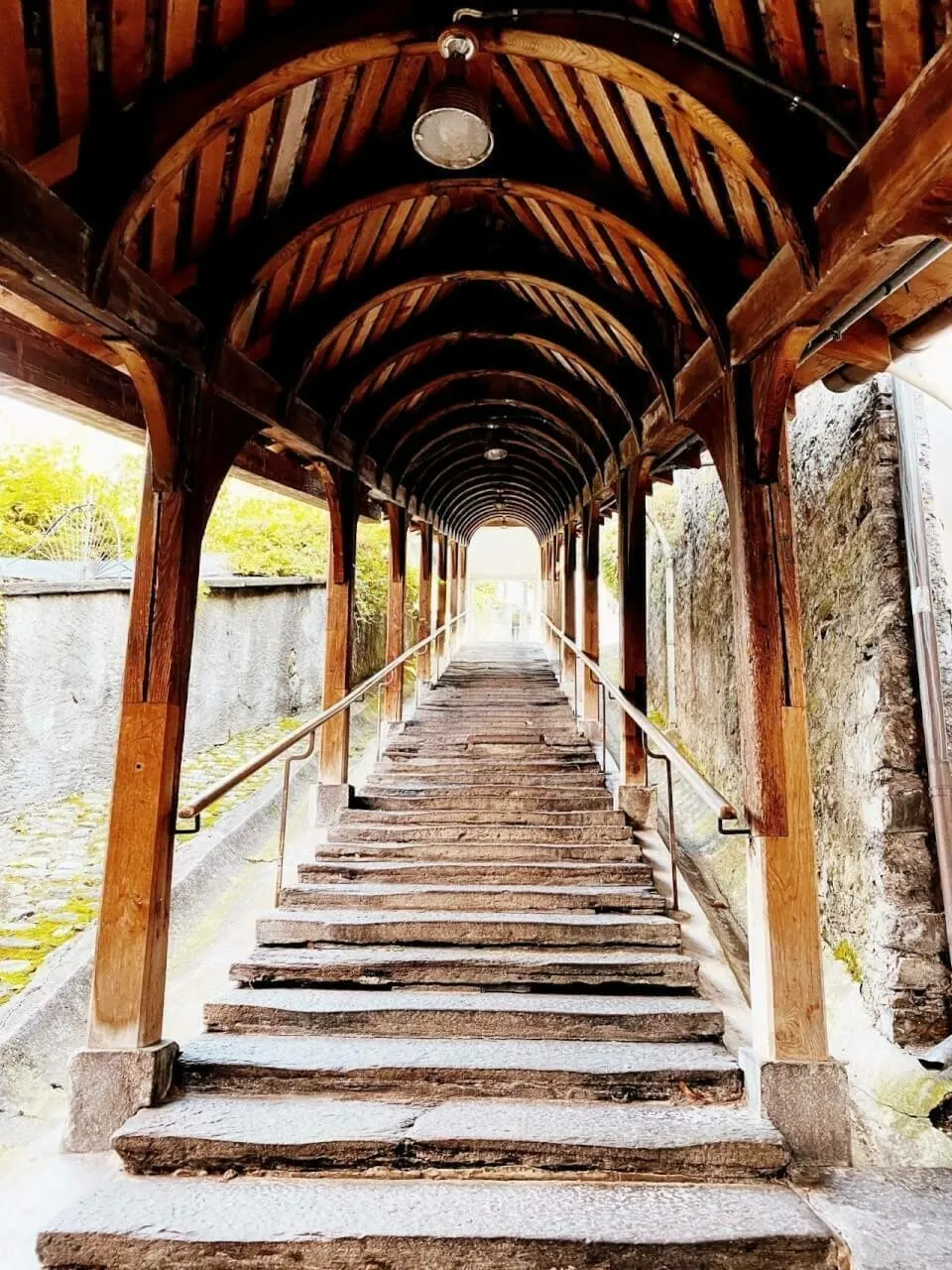 Überdachter Weg von der Altstadt zum Thuner Schlossberg