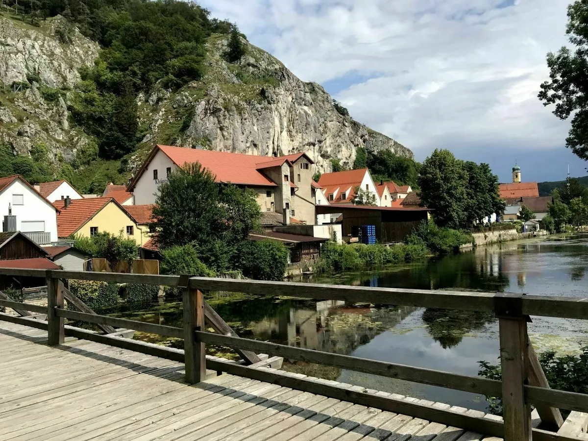 Blick auf das malerische Essing