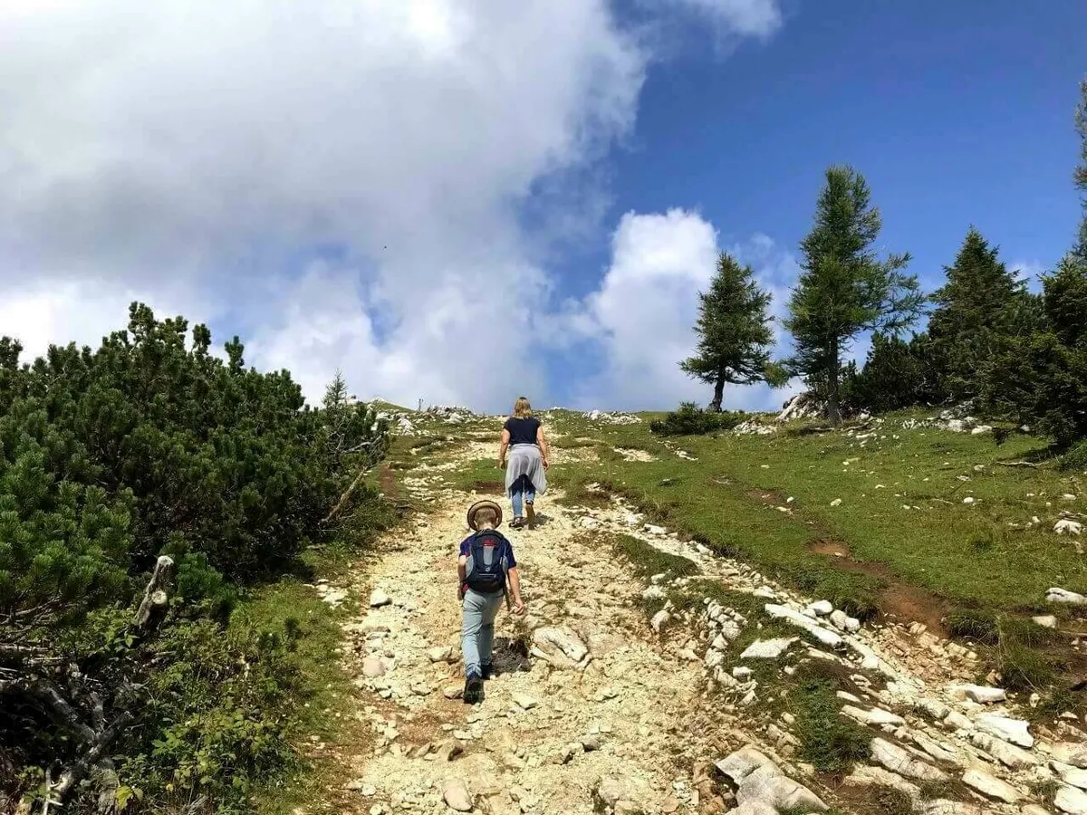 Auf dem Weg zur Eisenkappler Hütte