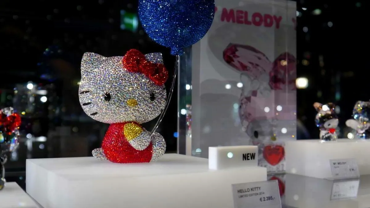 Hello Kitty in den Swarovski Kristallwelten