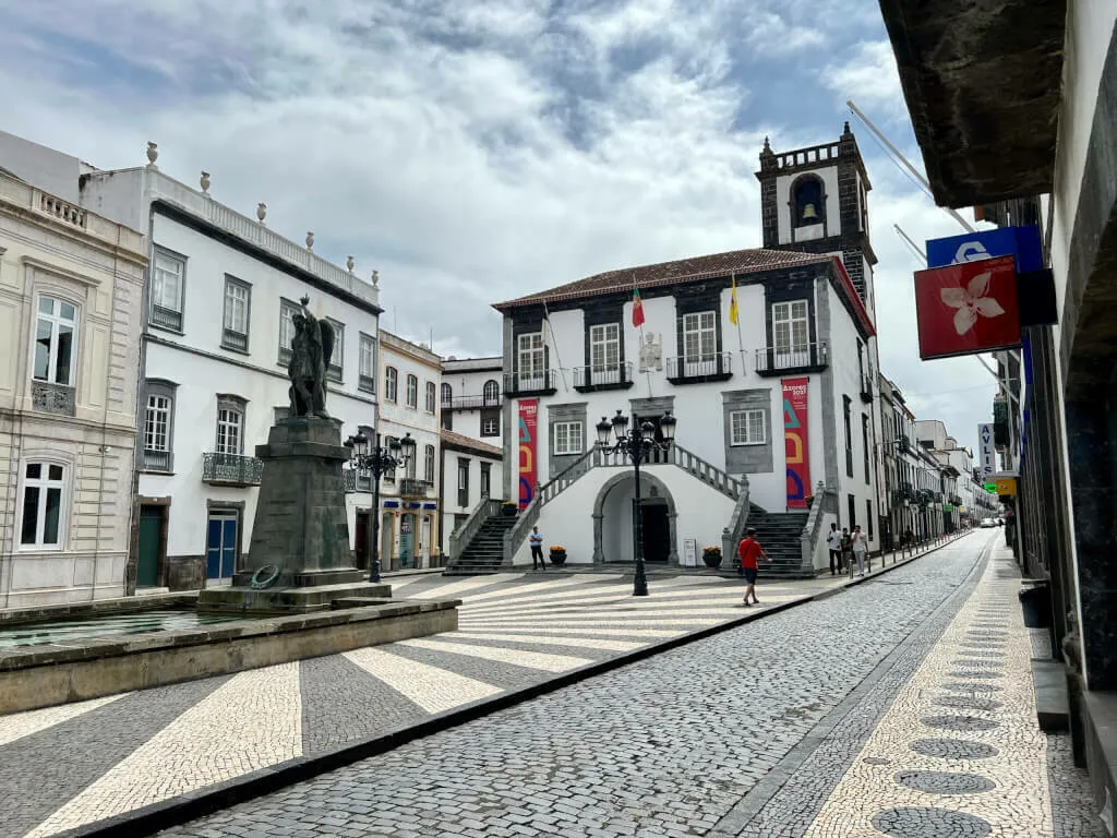 Die Innenstadt von Ponta Delgada.