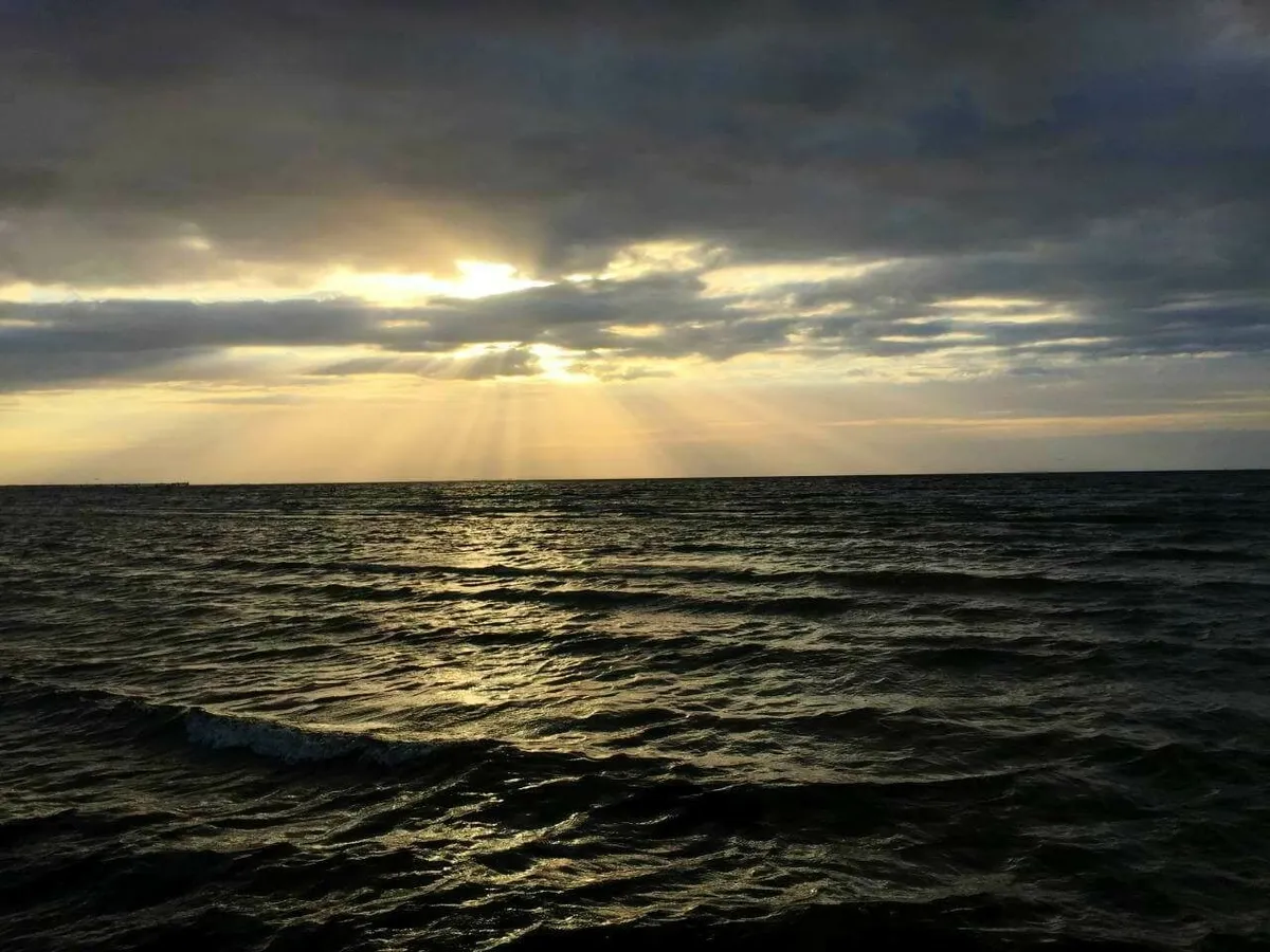 Sonnenuntergang über der Ostsee