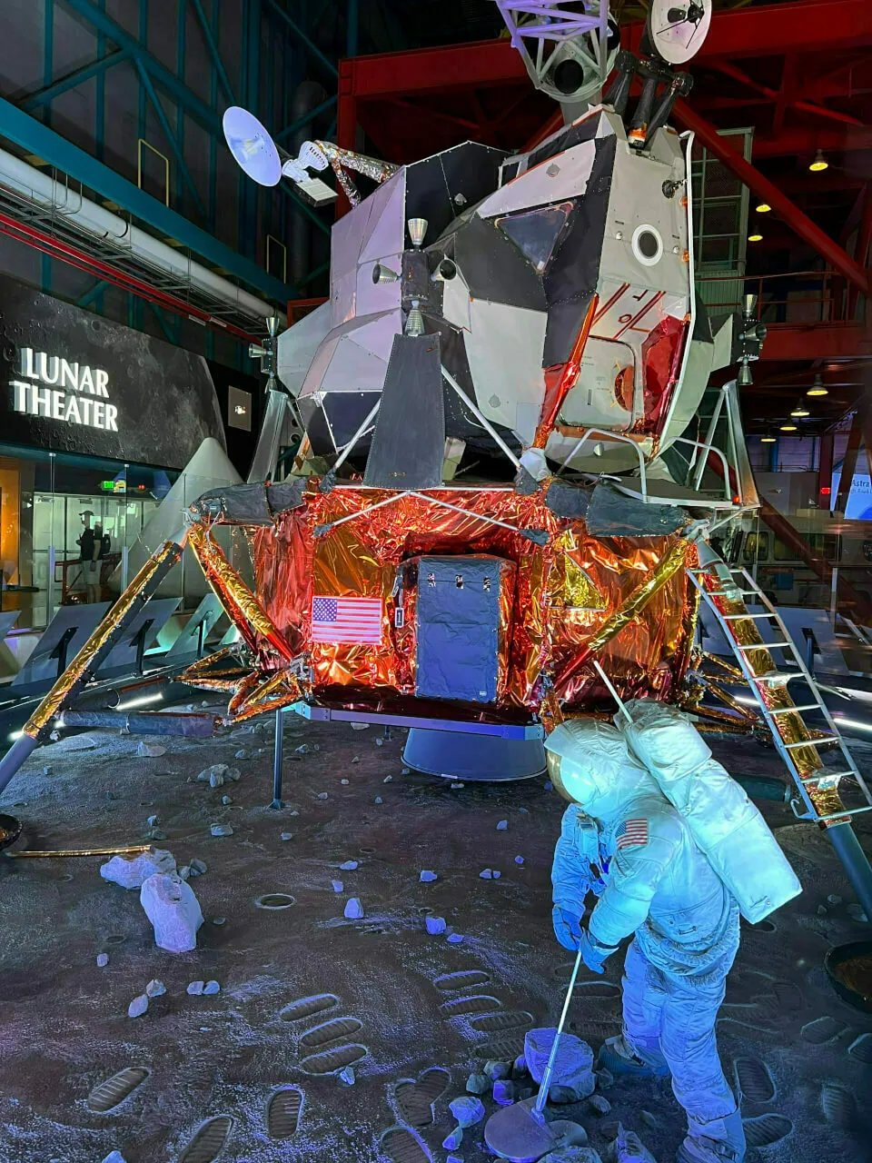 Die Mondlandefähre der Apollo 11 Mission.