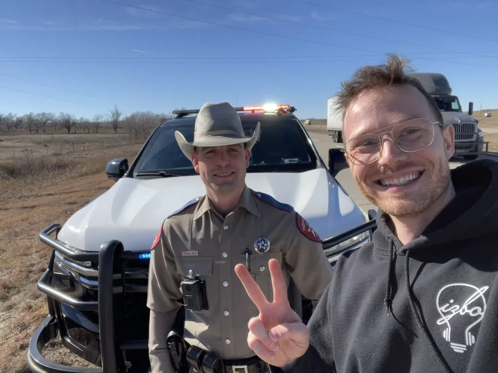 Pulled Over by Officer Rawlins