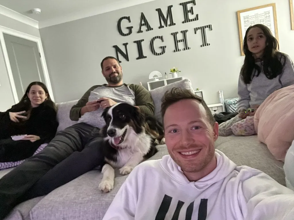 Game night with the Monserrates!