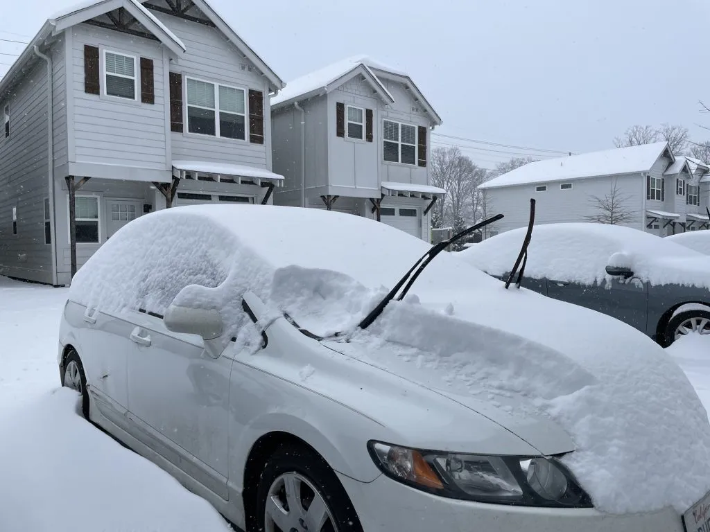 Snow on Civic