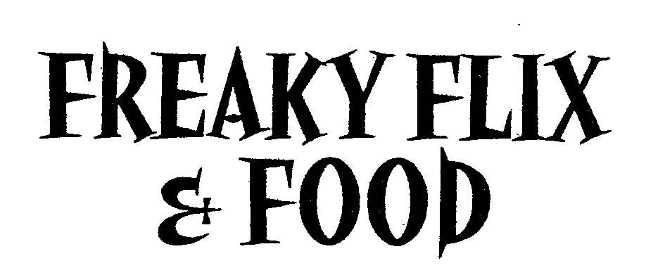 Stylized 'Freaky Flix and Food' logo from trademark application