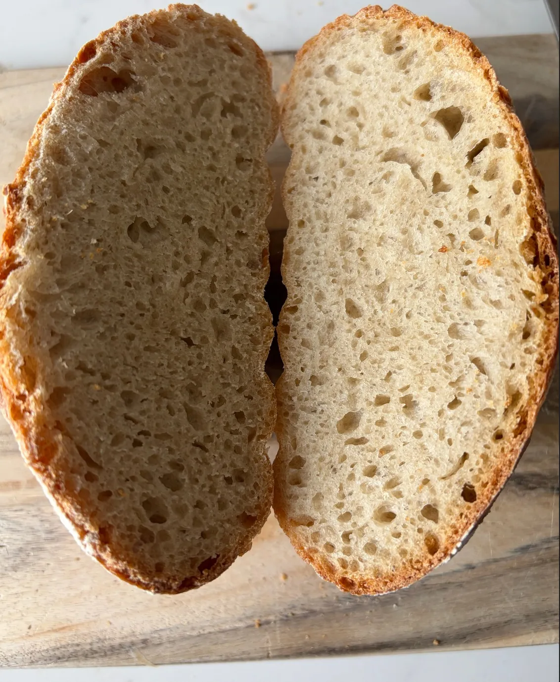 The second loaf interior