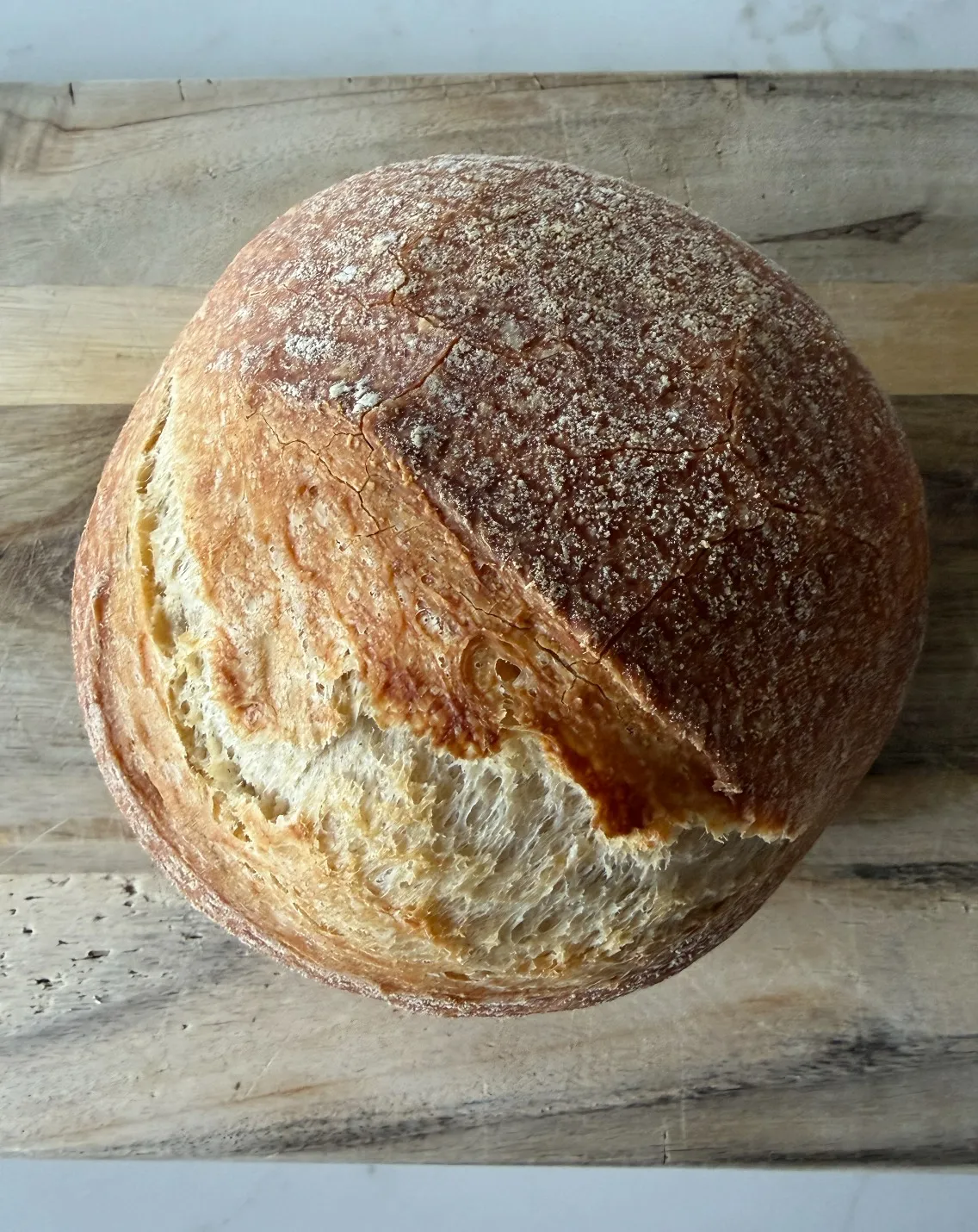 Fifth loaf - fridge 8h proving