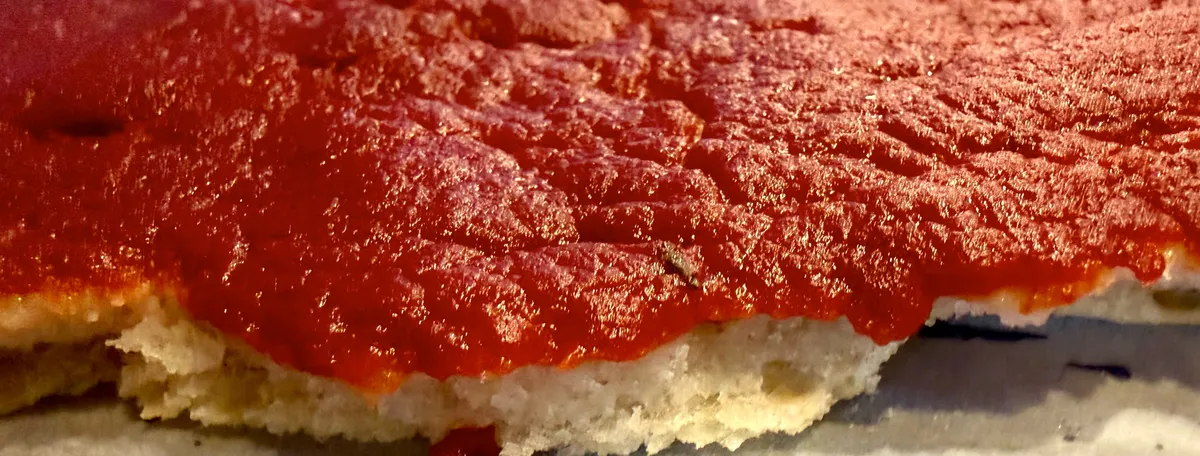 Pizza rossa - mollica