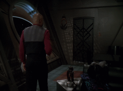 Ben Sisko delivering his 