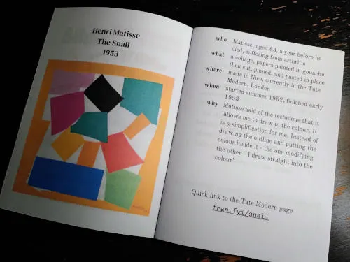 Joyride spread on Matisse The Snail