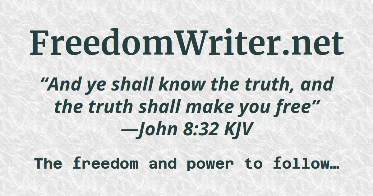 FreedomWriter.net banner image