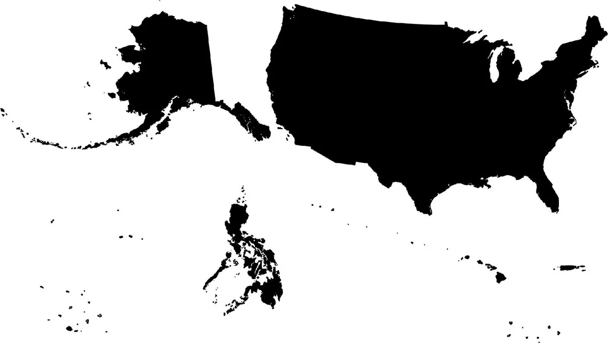 The Greater United States map