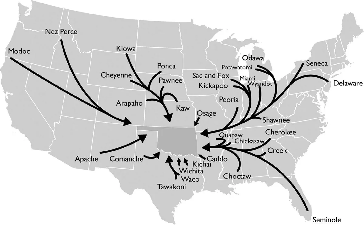 Indigenous displacement map
