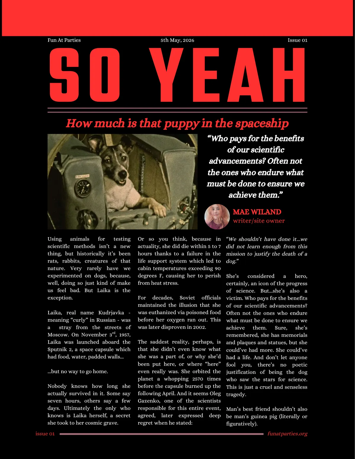 So Yeah Zine 01