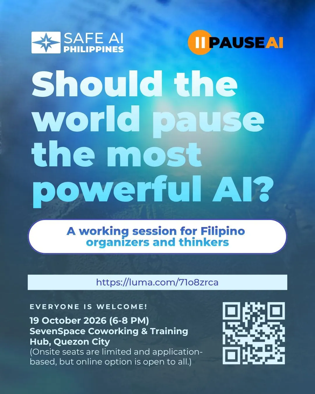 [SAIPH x Pause AI] Should the world pause the most powerful AI? A working session for Filipino organizers and thinkers