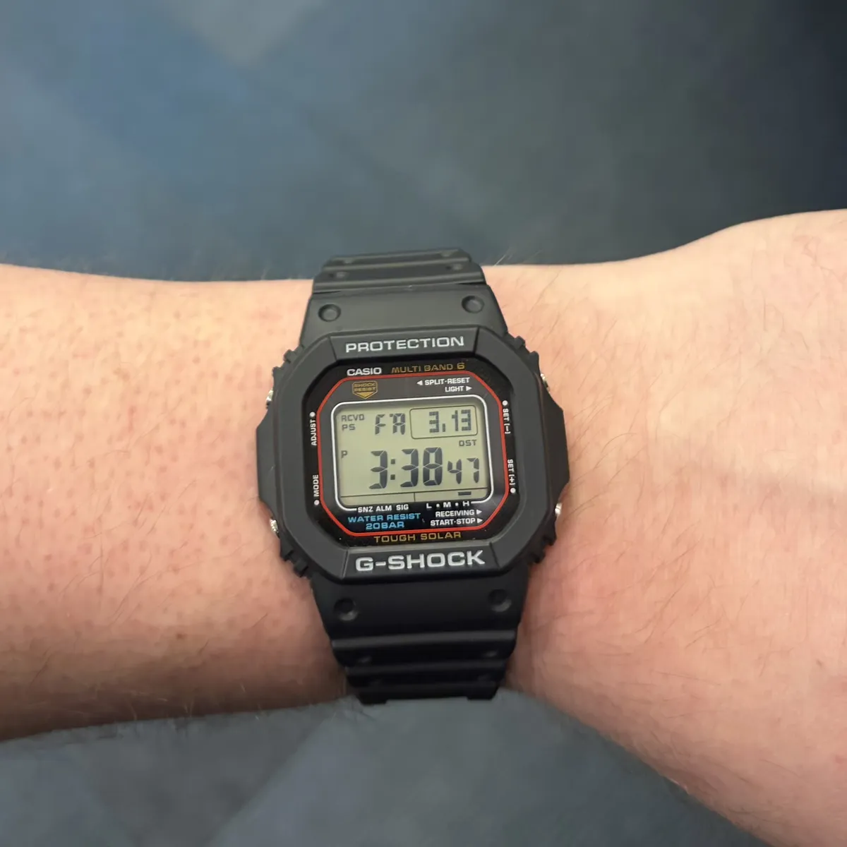 photo of a classic square g-shock