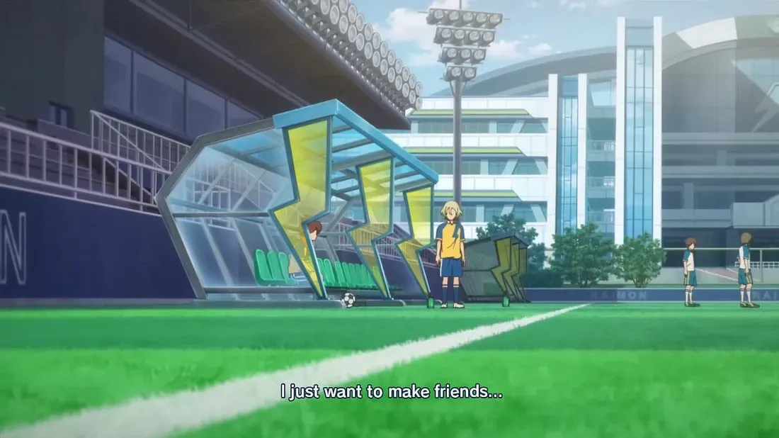 Frame do jogo em que Haru diz 