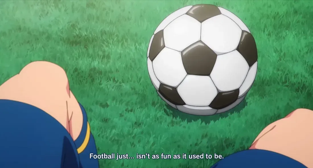 Frame do jogo em que Haru diz 