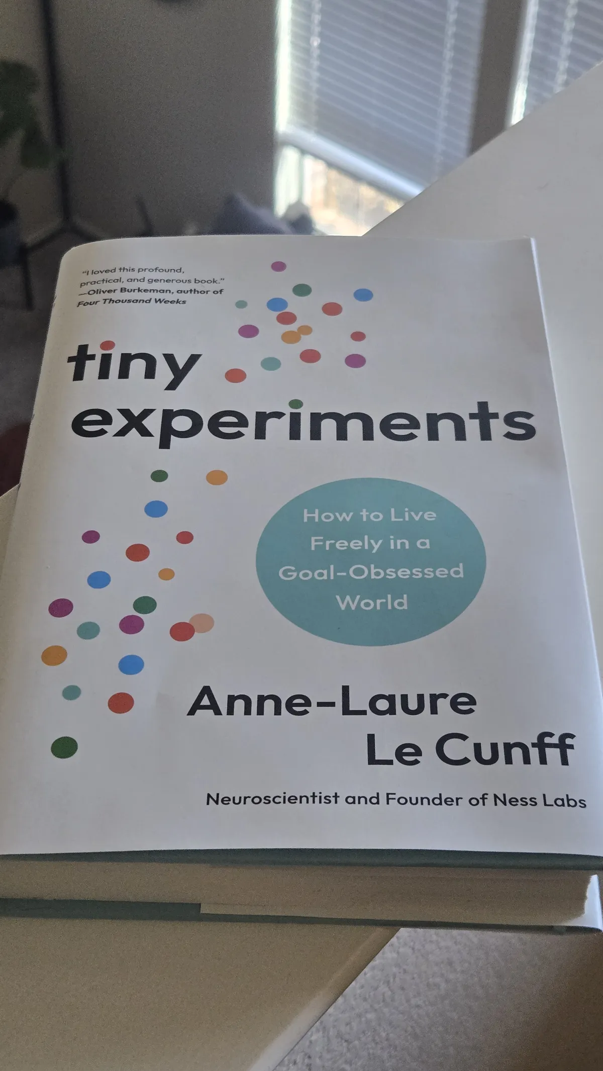 Tiny Experiments by Anne-Laure Le Cunff