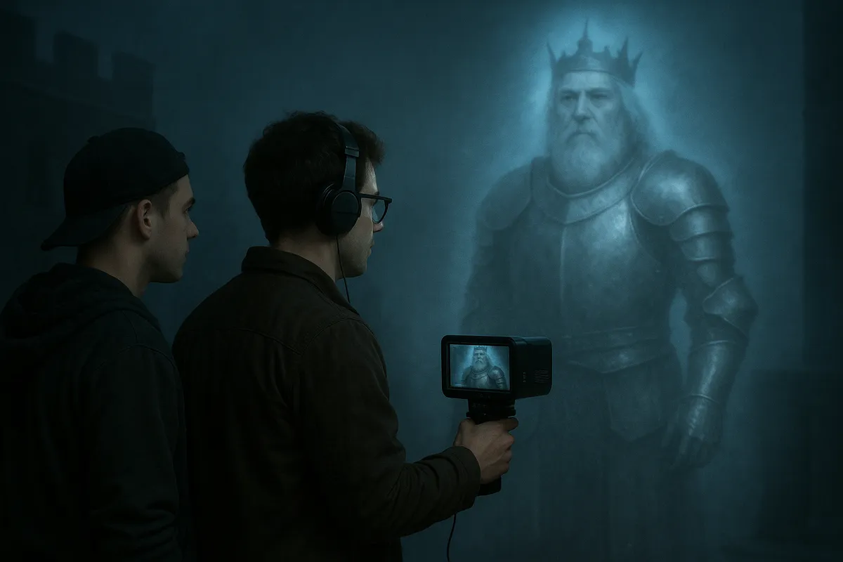 Ghost at battlement