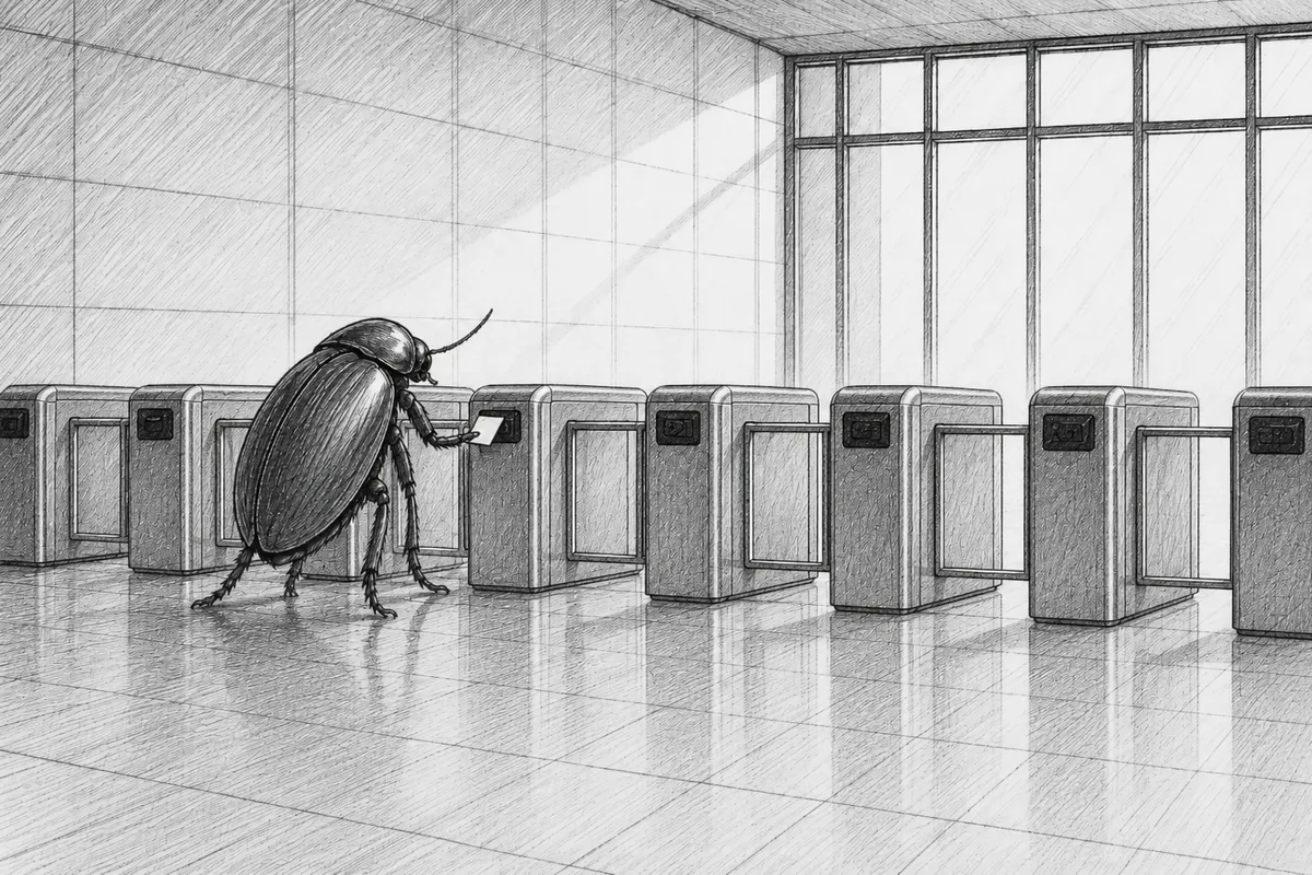 Gregor at the office