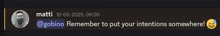 Discord follow-up message