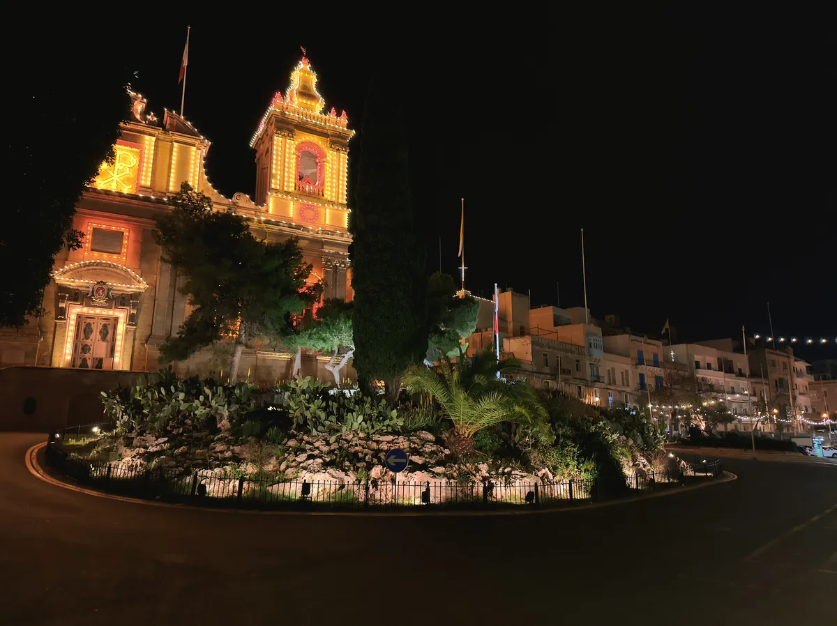 Church by night