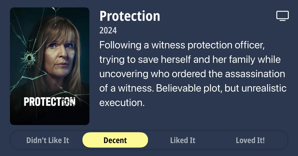 Protection tv show review