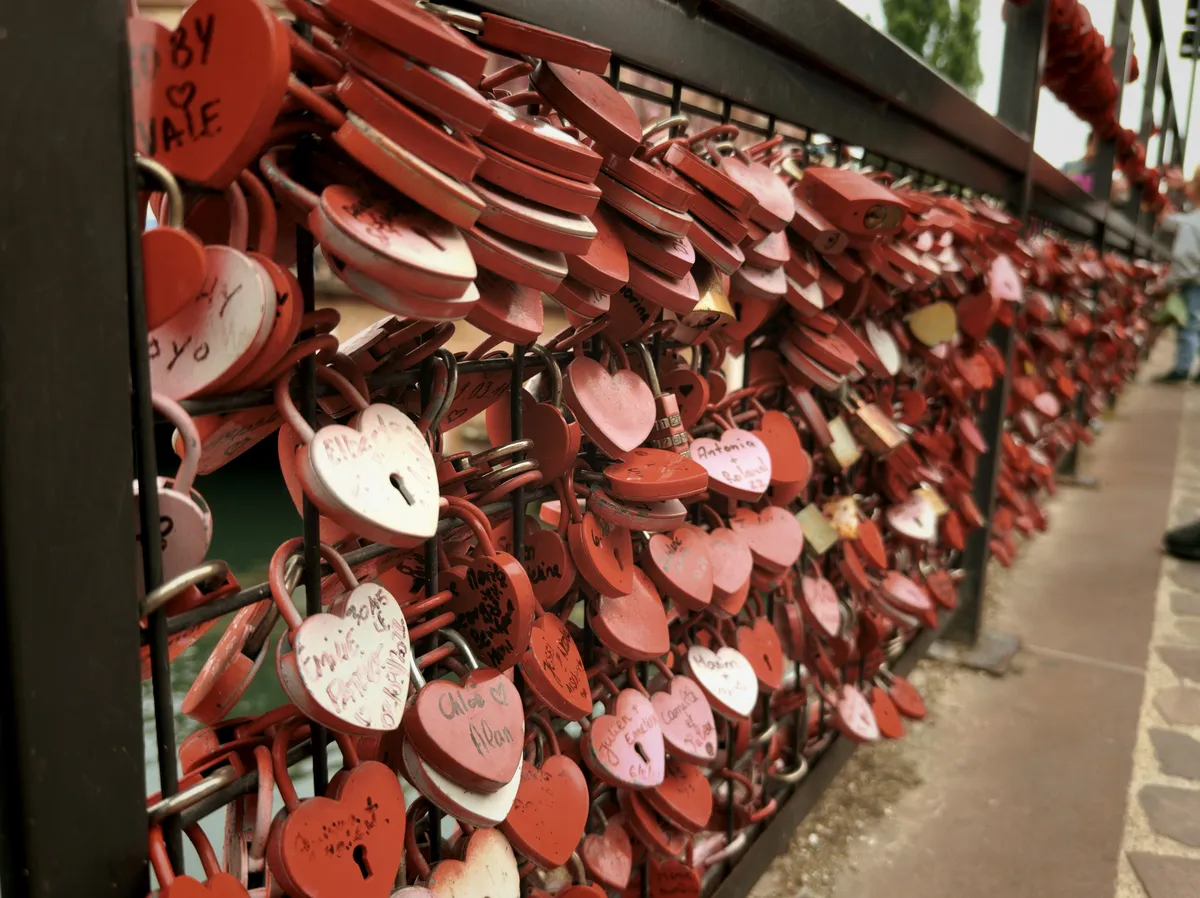 Heart shaped locks
