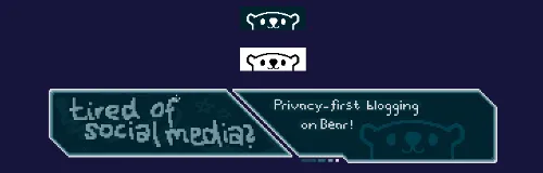 two bear buttons and a forum signature by ava